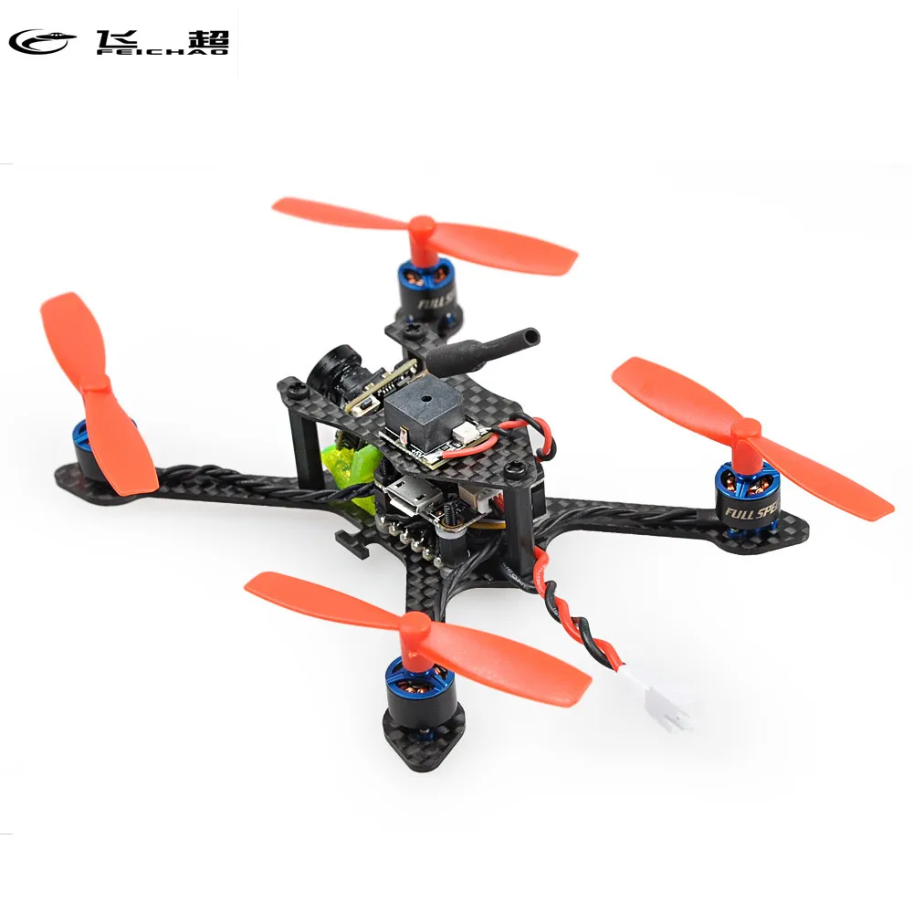 

Feichao Bat-100 100MM Carbon Fiber DIY FPV Micro Brushless Racer Helicopter Drone BNF with Frsky/Flysky/DSM-X WFLY RX Receiver