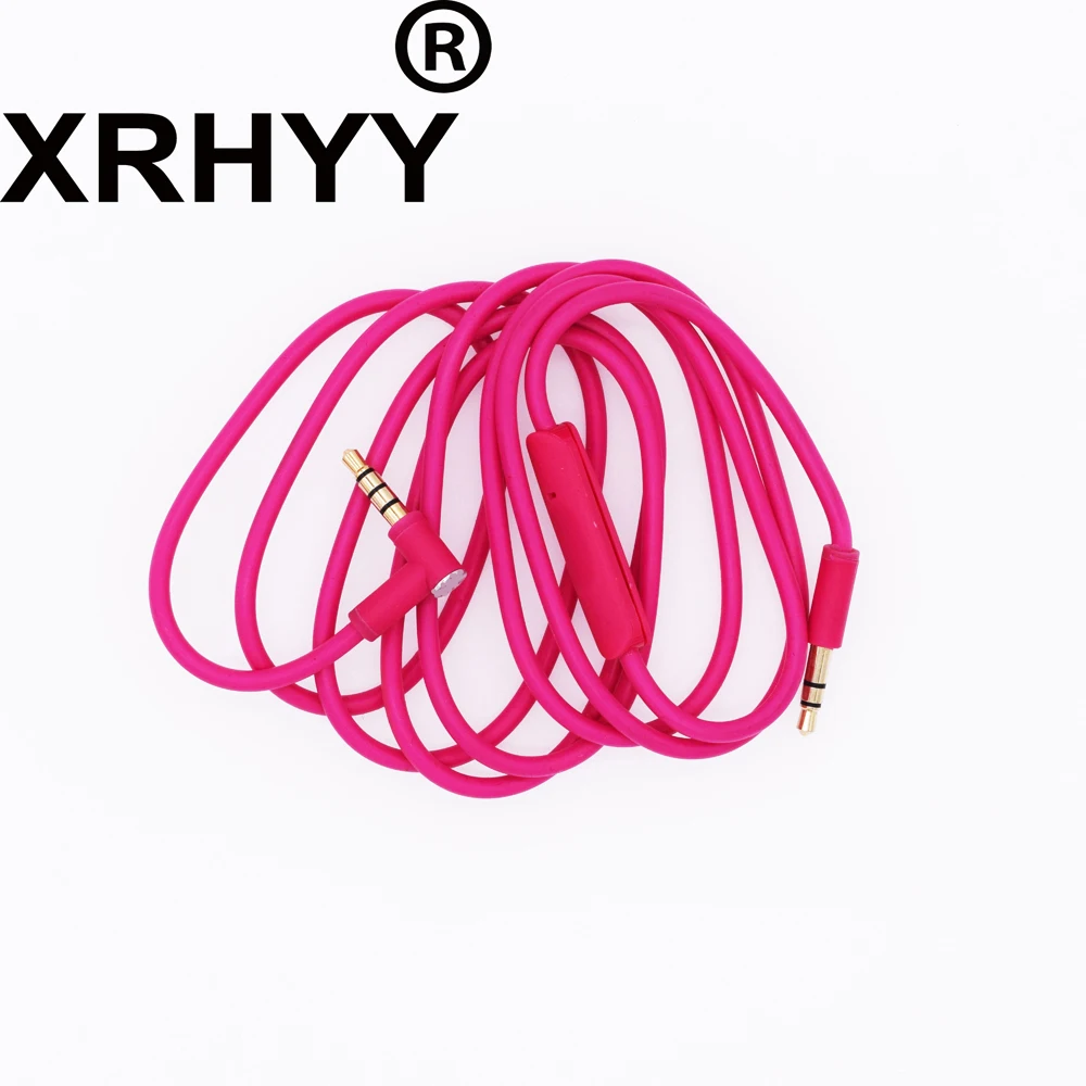 Rosa Di Ricambio Audio Cavo Del Cavo Del Legare Con In-Linea Del Microfono Per Beats Solo/Hd/Studio/Pro /Detox/Wireless/Mixr/Pillola Cuffie