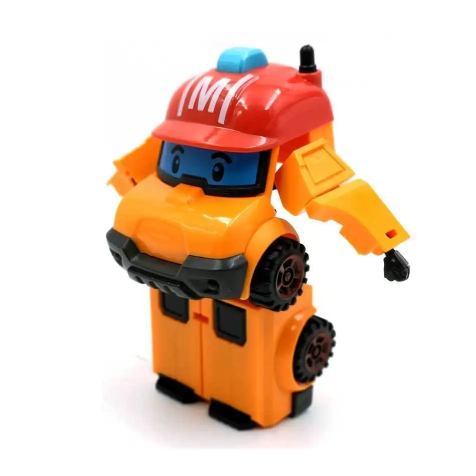 6 Styles Korean Kid Toys Robocar Poli Transformation Robot Poli Amber Roy Car Toys Action Figure Toys For Children Best Gifts