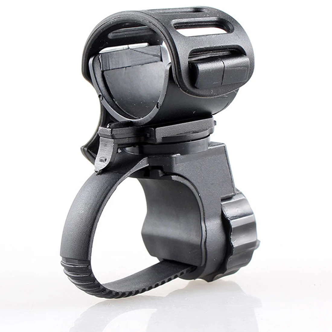 Bicycle LED Light Flashlight Torch Clip Mount Clamp Stand Holder Grip Bracket 