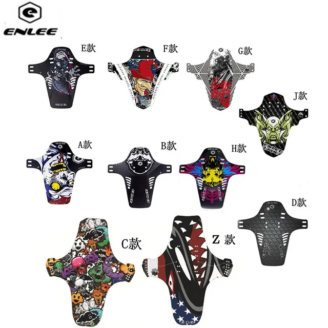 

ENLEE 1pcs Mountain Bike Fender MTB Bicycle Front Rear Mudguard AM Enduro DH Cycling 26 27.5 29 Bike Fenders Bicycle Accessories
