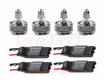 

Gleagle`s CW CCW ML 2206 S 2000KV Brushless Motor+4pcs XRotor 20A OPTO Brushless ESC For QAV 210 250 300 Quadcopter Multicopter