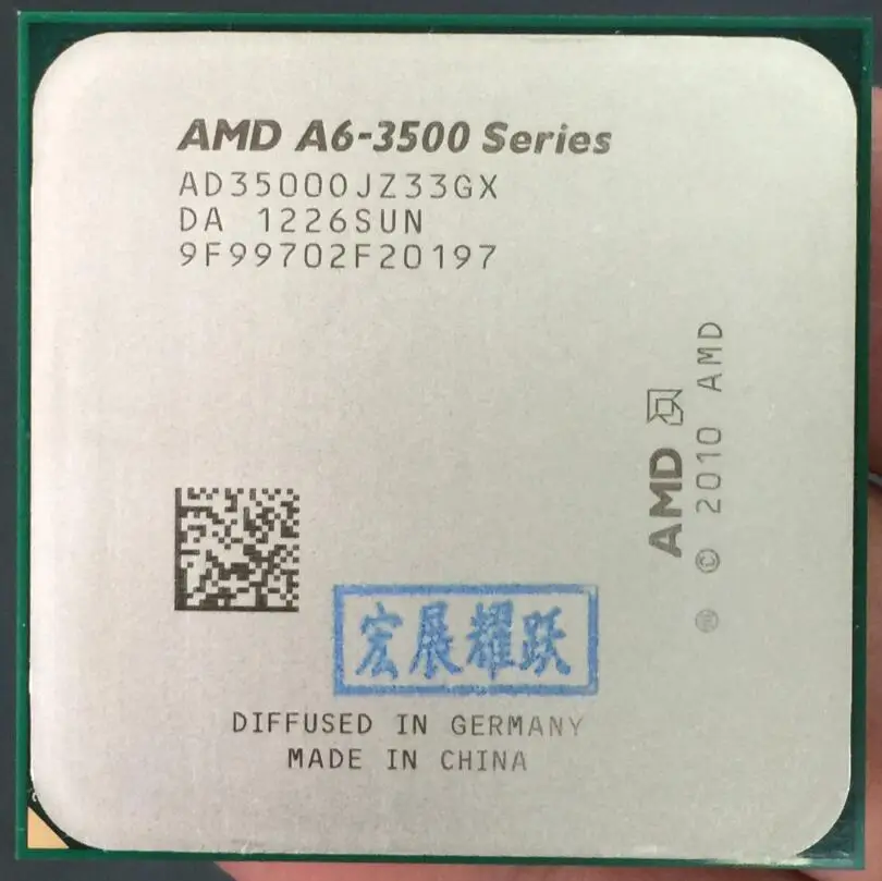 AMDAMD A4-Series A6-3500 A6 3500 cpu исправно работающий настольный процессор исправно работающий настольный процессор