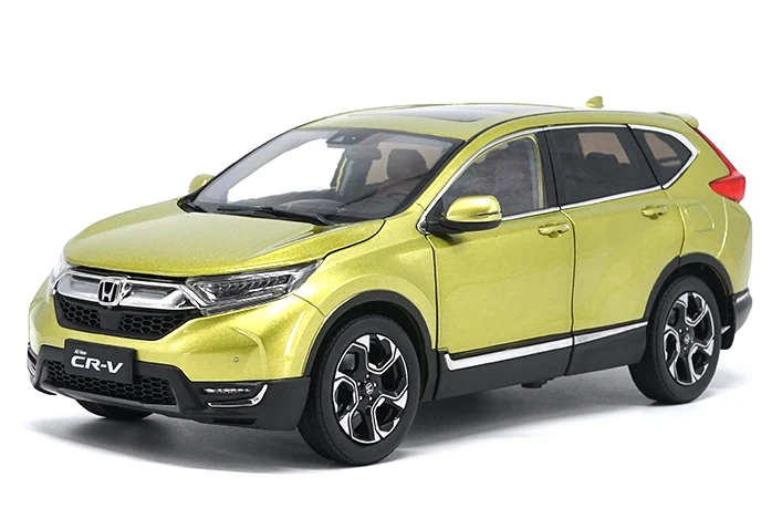 1:18 сплав игрушка Honda CRV модель автомобиля SUV белый желтый авторизованный подлинные детские игрушки подарки оригинальная коробка