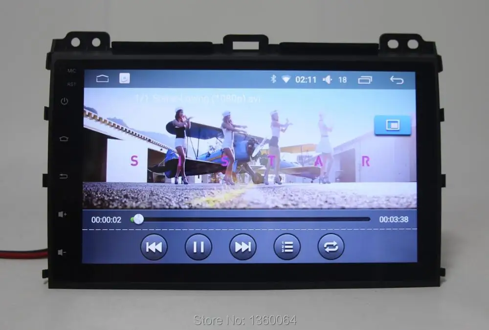 Discount Nedehe 2G+32G Android 7.0 car dvd player for Toyota Prado Land Cruiser 120 2004-2009 car radio gps navigation Bluetooth Wifi 10