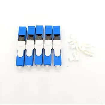 

100PCS FTTH SC UPC Optical fibe quick connector SC PC FTTH Fiber Optic Fast Connector Embedded type ESC250D SC Connector