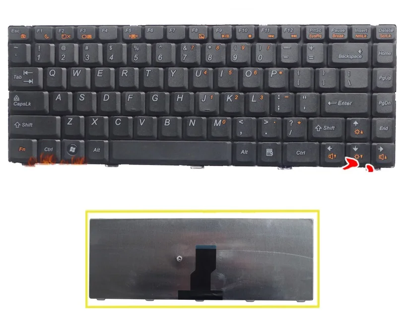 Новый ноутбук США клавиатура для IBM Lenovo IdeaPad B450 B450A B450L B465 B465C серии | Компьютеры и