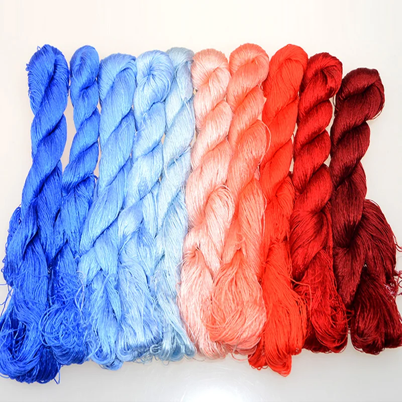 400m silk embroidery / 100% silk thread / Spiraea embroide silk thread small sticks of hand embroidery embroider cross stitch|silk thread|threading thread|embroidery silk thread - AliExpress