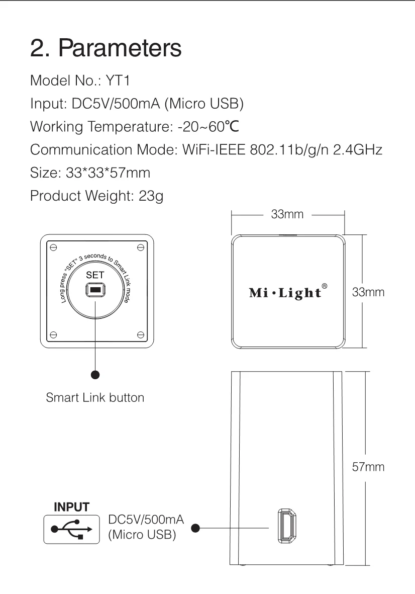 USB Led WiFi беспроводной пульт дистанционного управления Amazon Alexa голосовой смартфон приложение led управление ler совместимый Mi Light 2,4G радиочастотный продукт серии
