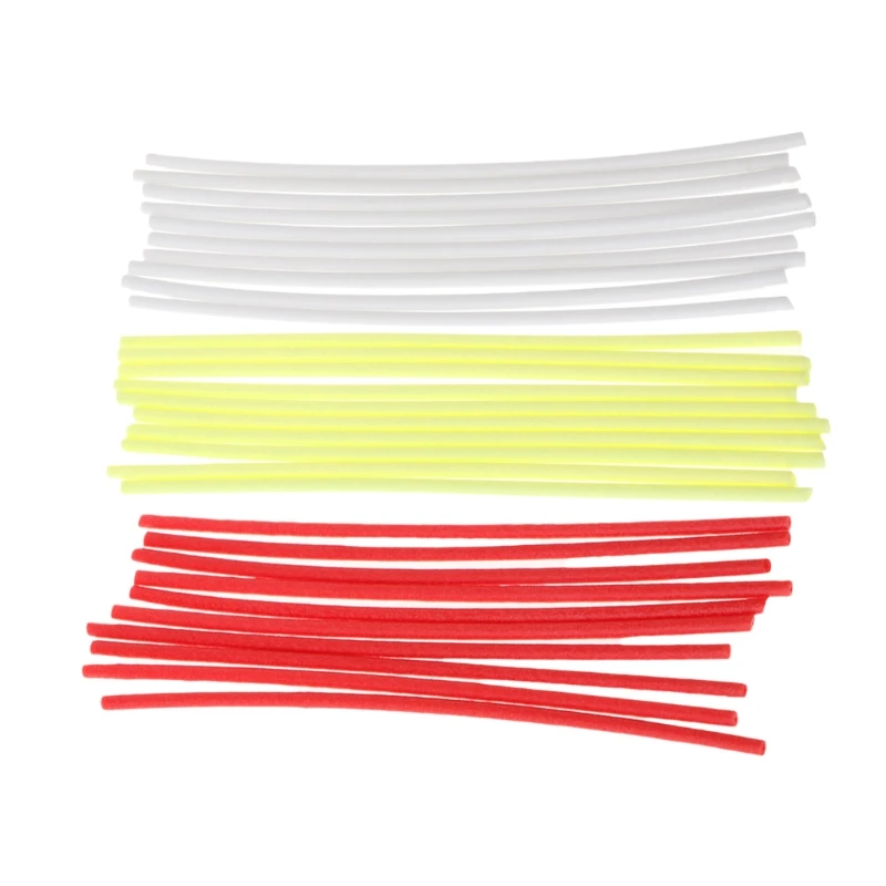 

10pcs High Density Foam Cylinder With Central Hole Fishing Float DIY Making Tool
