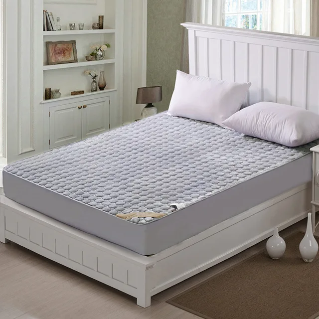 1 Piece Soft Thick Brushed Velvet Mattress Cover Stretch Mattress