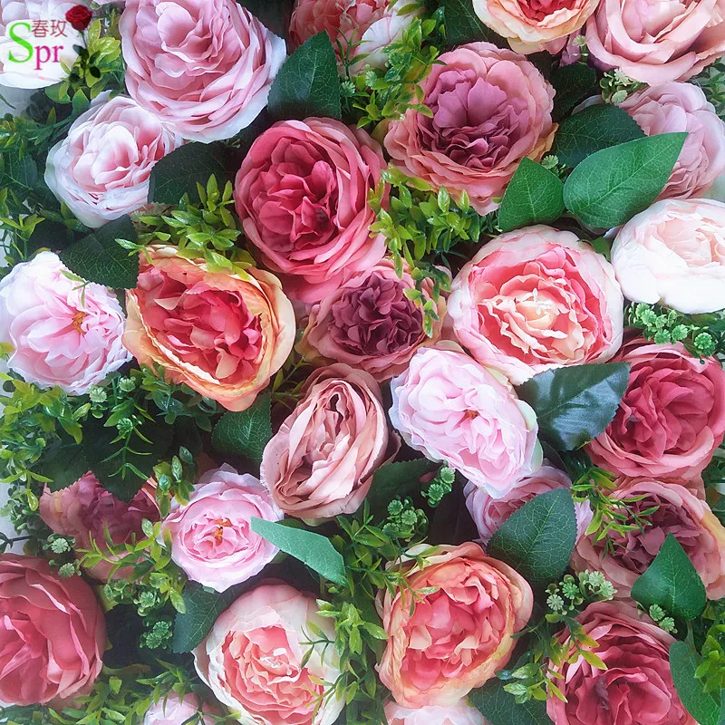 SPR 10pcs/lot 3D+Artificial silk flowers arrangements flower wall for weddings backdrop arch table flowe SPR 10pcs/lot 3D+Artificial silk flowers arrangements flower wall for weddings backdrop arch table flowe