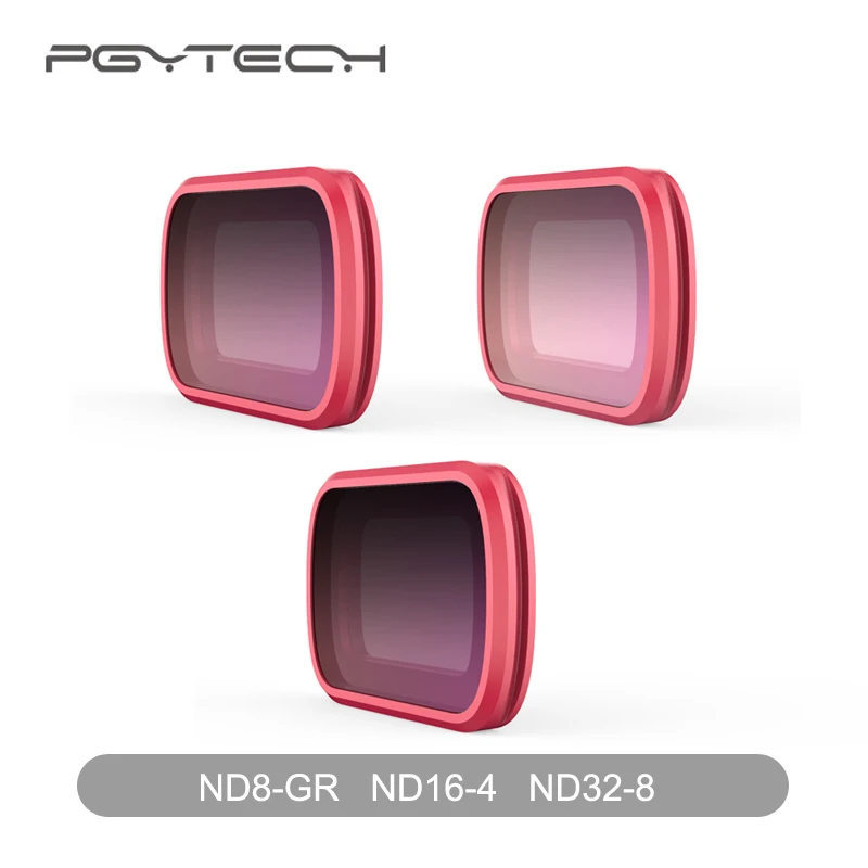 

PGYTECH Osmo Pocket Filters ND8-GR ND16-4 ND32-8 Filters GND SET for DJI Osmo Pocket Profesional Accessories