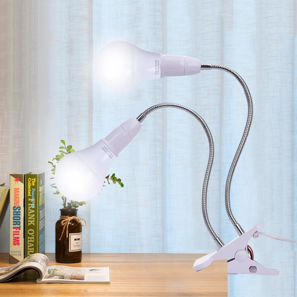 Настольная ламп USB светодио дный свет стол с клип кровать чтение книги свет светодио дный настольная лампа