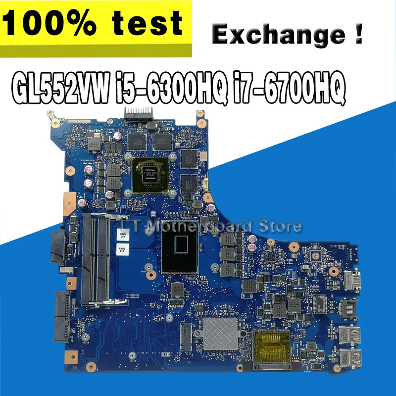 Обмен! Материнская плата для ноутбука For Asus ROG GL552VW GL552VL GL552VX GL552V ZX50V материнская