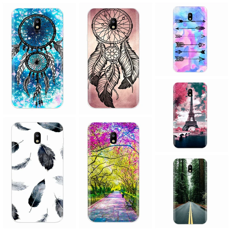 For Samsung Galaxy J5 2017 J530F Compact Henna Mandala Floral Soft TPU Silicone Pattern Clear Case Y018 |