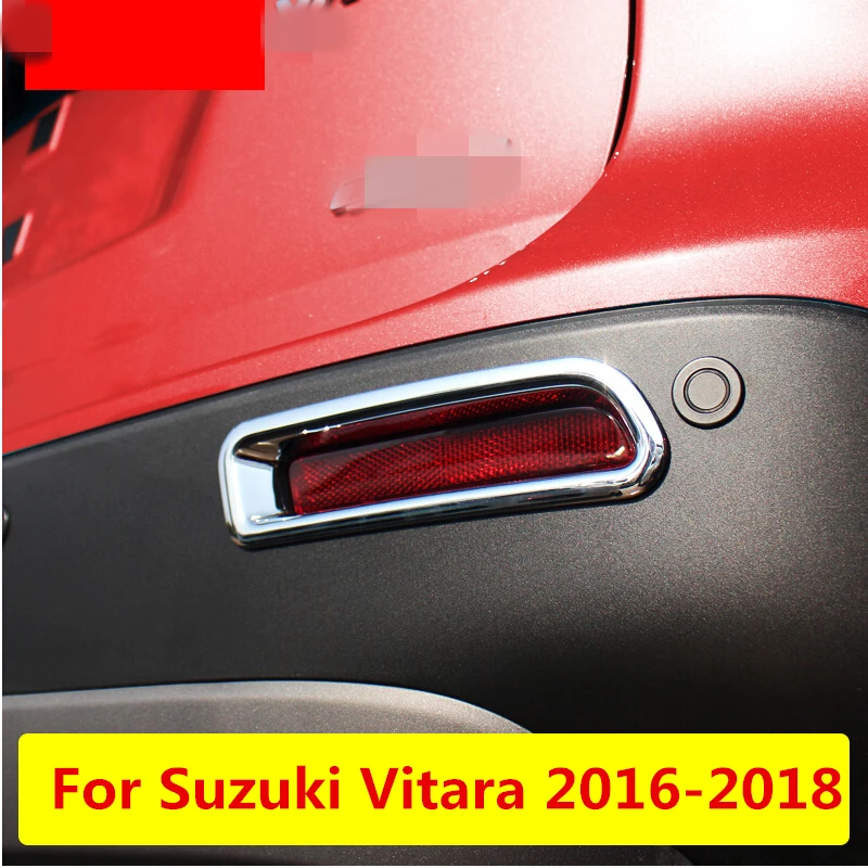 Для Suzuki Vitara 2016 2018 Автомобильная задняя противотуманная фара Накладка полоса ABS