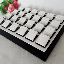 Высококачественный кулон и серьги Дисплей лоток держатель серьги подвесной органайзер выставочная витрина для украшений с 24 магнитными листами