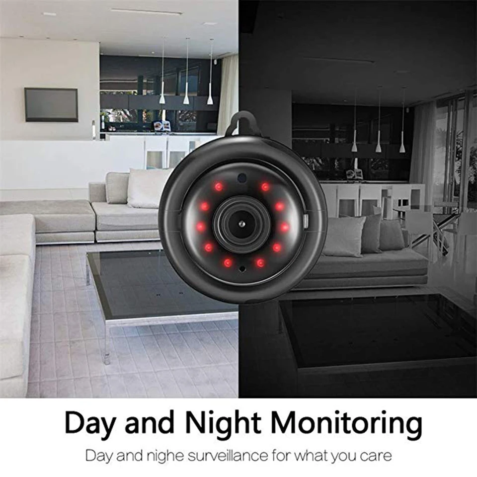  Tendway HD 720P Mini Senza Fili del IP di WIFI Della Macchina Fotografica di Visione notturna Mini 