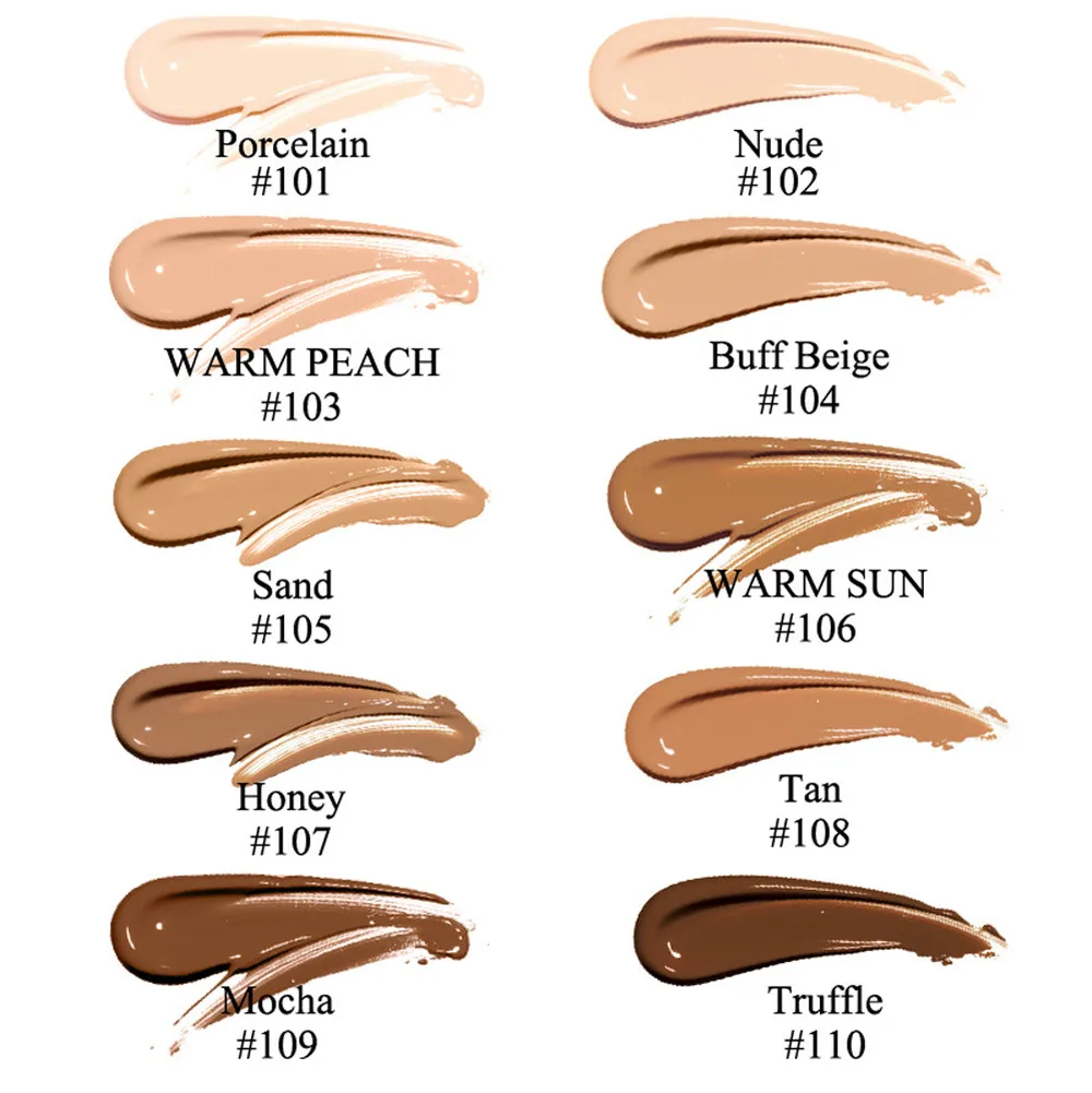

#5001 Fashion High Quality Concealer New 30ml PHOERA Matte Oil Control Concealer Liquid Foundation