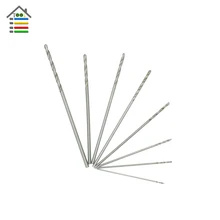 8pcs HSS Micro Twist Drill Bits Mini Set Metric Sizes 0.3 0.4 0.5 0.6 0.7 0.8 0.9 1.0 mm For Dremel Grinder Wood Drilling