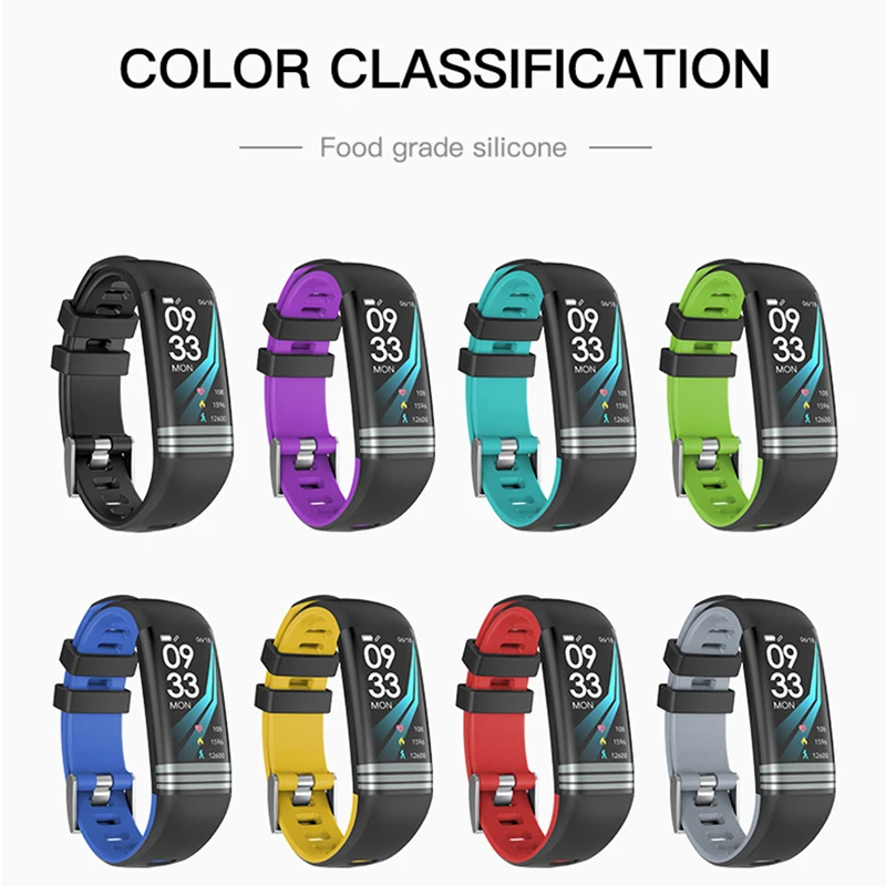 G26 Pro Color Screen Smart Bracelet Fitness Watch Activity Tracker Waterproof Smart Band Blood Pressure Measurement Wristband