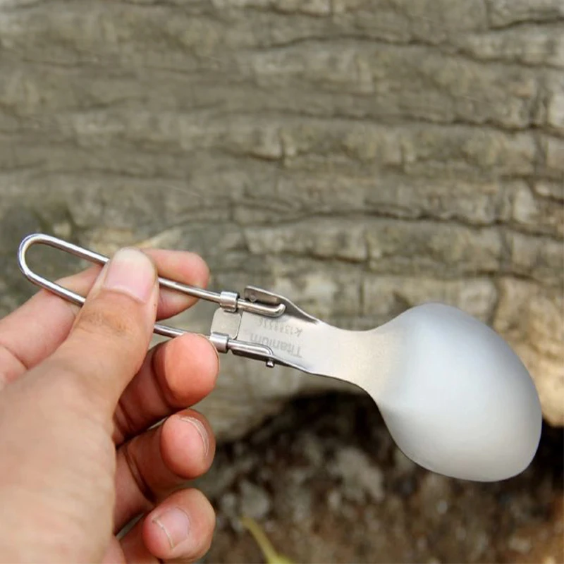 Keith Venta caliente plegable cuchara de titanio Vajilla camping portátil conveniente cubiertos cuchara de titanio Ambiental sólo 20g ti5308 Keith Venta caliente plegable cuchara de titanio Vajilla camping portátil conveniente cubiertos cuchara de titanio Ambiental sólo 20g ti5308