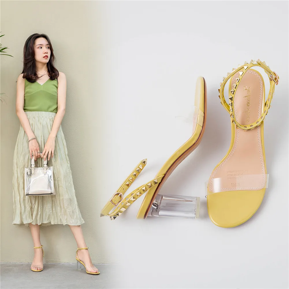 

JOUIR TALONS 2019 New Summer Open Toe Simplee Soled Women Fashion Sandals Female High Heels Party Ladies Shoes