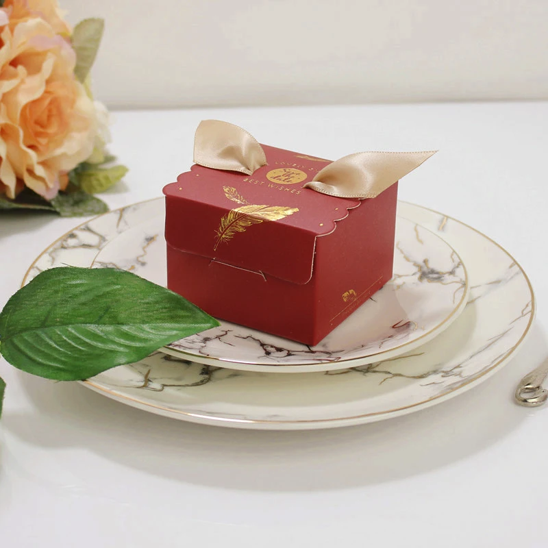 50pcs Floral Wedding Favour Sweet Cake Candy Gift Box Bags Birthday Party Decor | Дом и сад