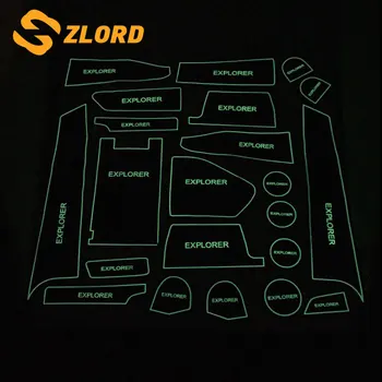 

Zlord Car High Quality Anti-slip Cup Mats for Ford Explorer Gate Slot Pad Door Groove Mat Car-Styling Car Interior Styling