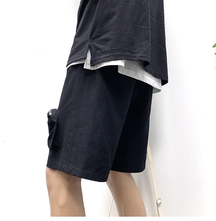 Spring And Summer New Korean Version Of Hip Hop Couple Small Fresh Cotton Solid Color Casual Overalls M-2XL Size Streetwear