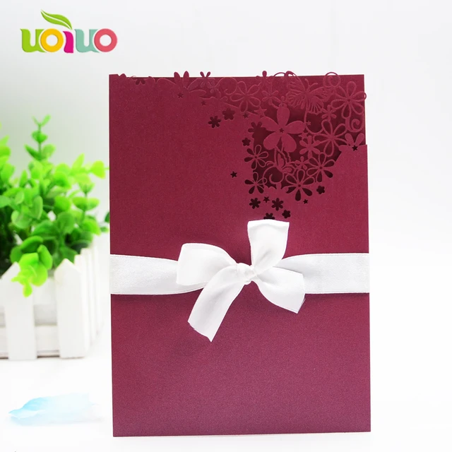 elegant wine red pocket