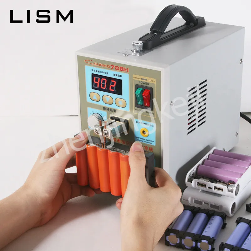 

Small Spot Welding Machine Dual-purpose Multi-pulse Button Lithium Battery Charging Test Machine 220V Top Welding 16 Pulses