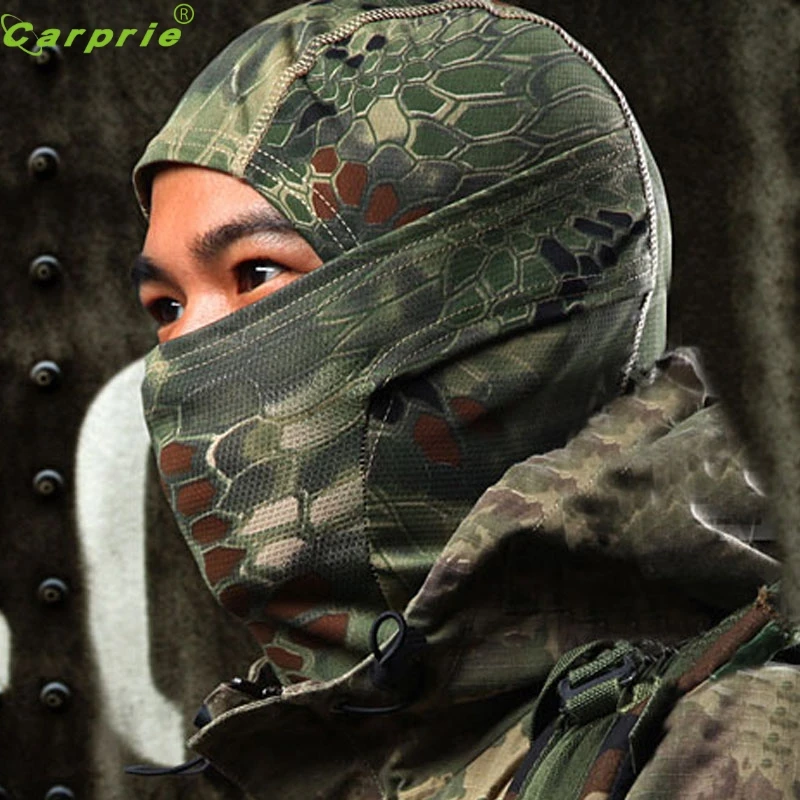 AUTO cool 1PC Camouflage Army Cycling Motorcycle Cap Balaclava Hats Full Face Mask Bicycle Cap Men