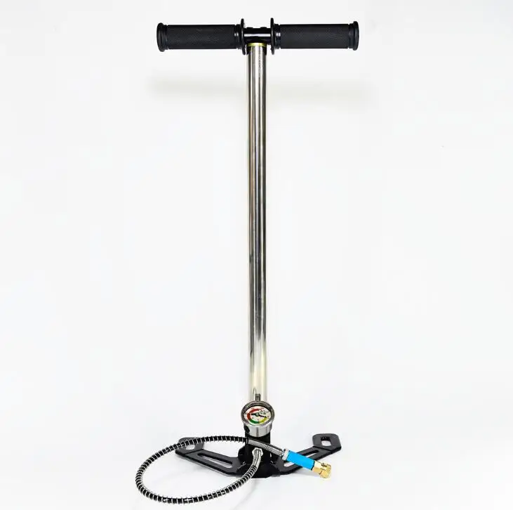 

SH Rongxing Top Quality High Pressure 3 Stage PCP Car Mini Hand Operated Air Pump Hunting PCP pump 300bar 30mpa 4500psi