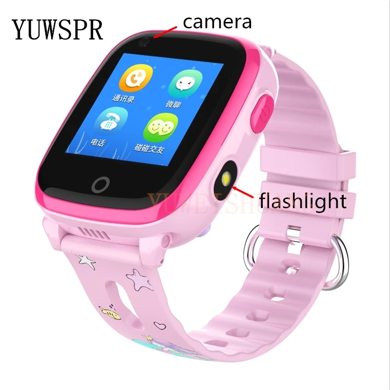  Kids GPS Tracker 4G Smart Watch quad-core processor Video Call WiFi Bluetooth GPS LBS Location orde
