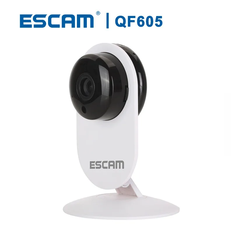 ESCAM Ant QF605 3.6mm Lens HD 720P Mini P2P WIFI IP Camera Night Vision Surveillance Cameras Motion Detect Support Android IOS ESCAM Ant QF605 3.6mm Lens HD 720P Mini P2P WIFI IP Camera Night Vision Surveillance Cameras Motion Detect Support Android IOS