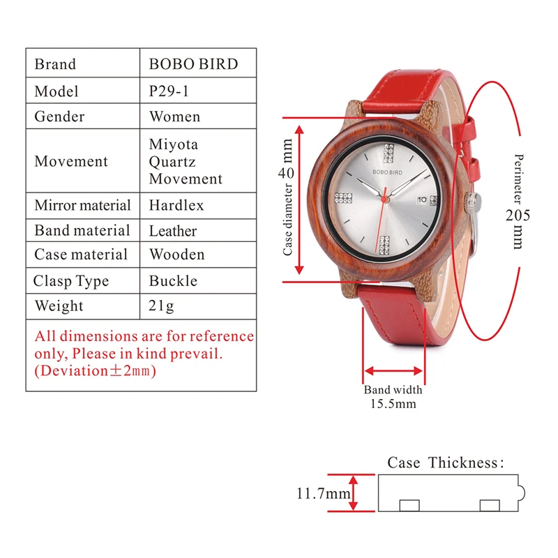 BOBO BIRD Новое поступление деревянные бамбуковые часы для женщин кожаный ремешок женские деревянные наручные часы кварцевые в подарочной коробке erkek ko