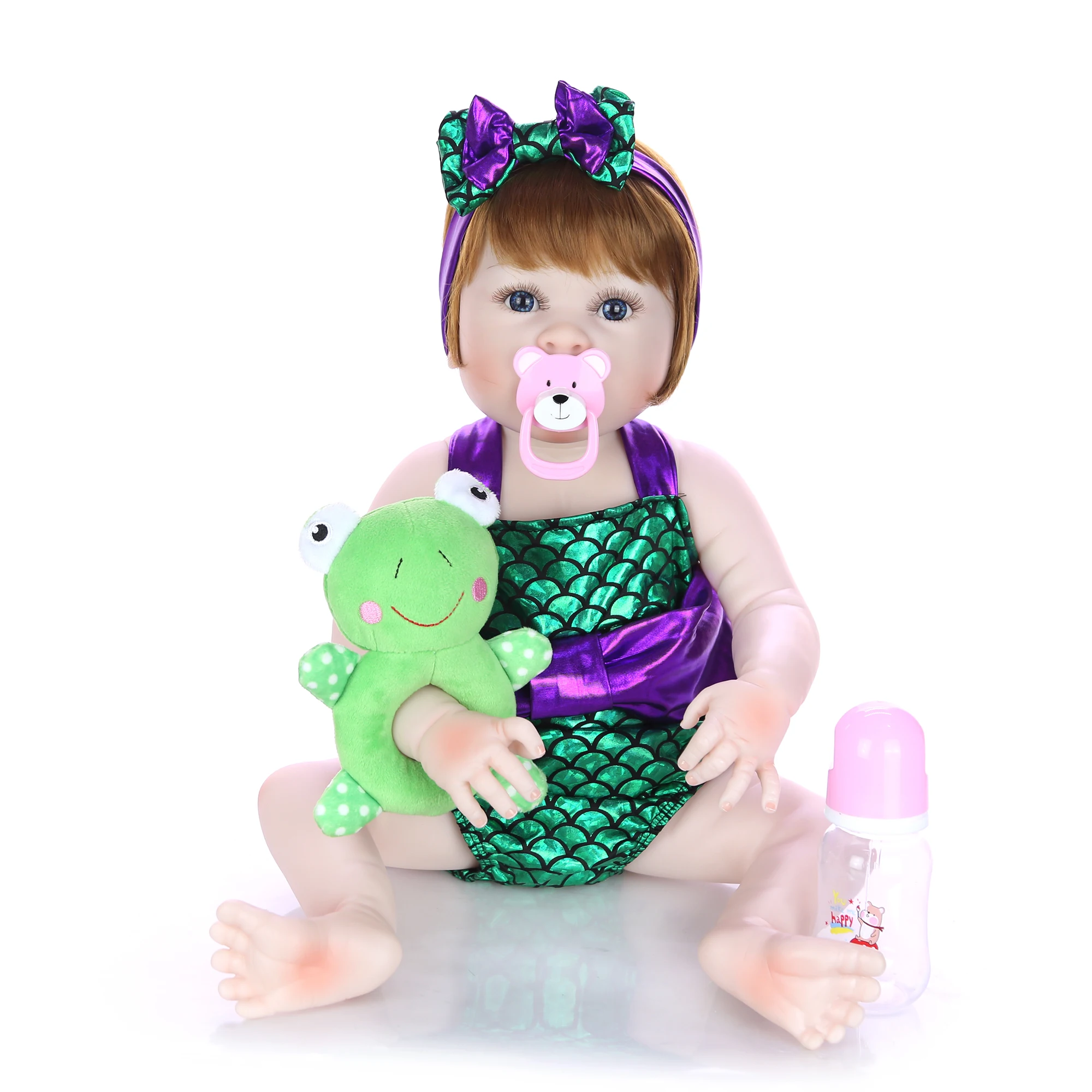 Новый дизайн KEIUMI полный Силиконовый Reborn Menina Косплей Русалочка милый Baby кукла для
