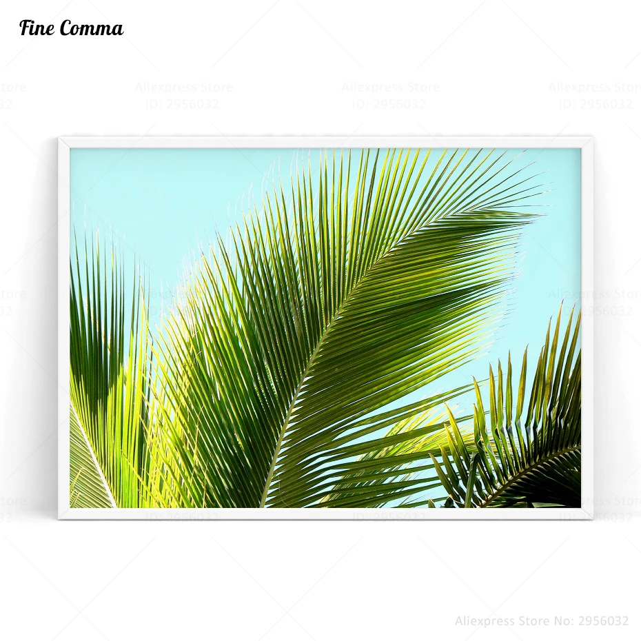 

Tropical Palm Tree Posters and Prints Scandinavian Decor Nordic Art Poster Wall Picture for Living Room Wall Art Canvas Print