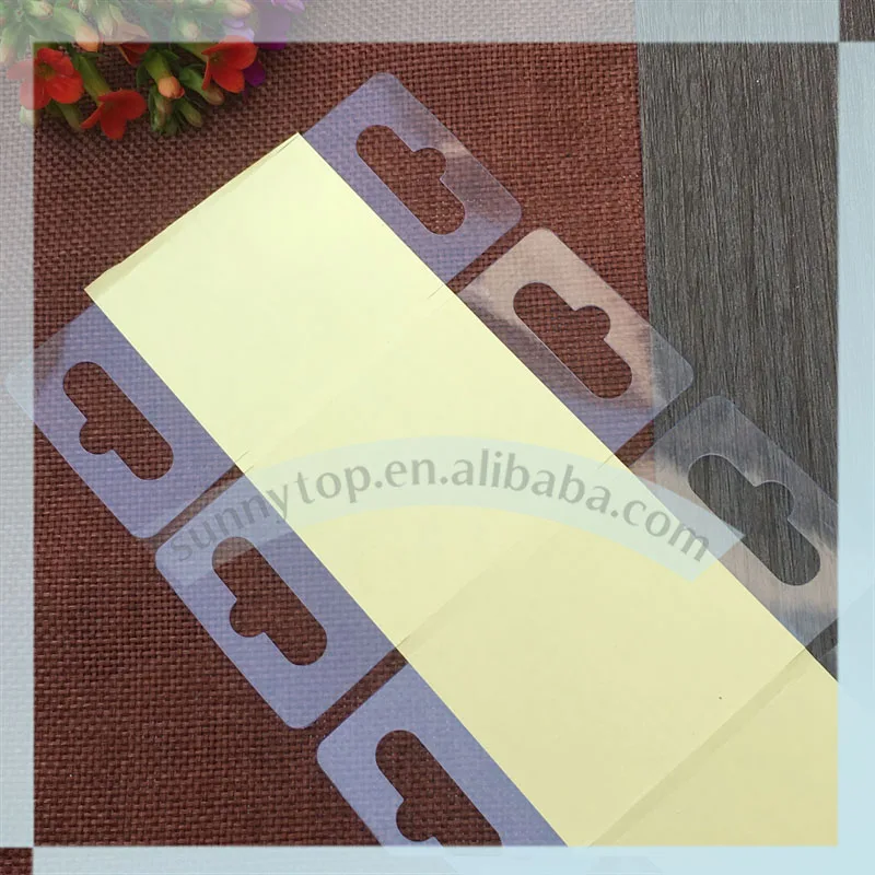 

PVC hang tab 50x46mm with eurohole