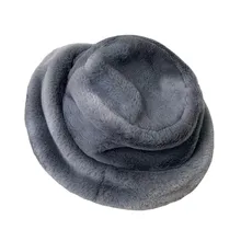 НОВАЯ шапка из искусственного кроличьего меха в рыбацком стиле, теплая шапка из искусственного меха в японском стиле, меховая шапка в виде черепа, разноцветные меховые шапочки