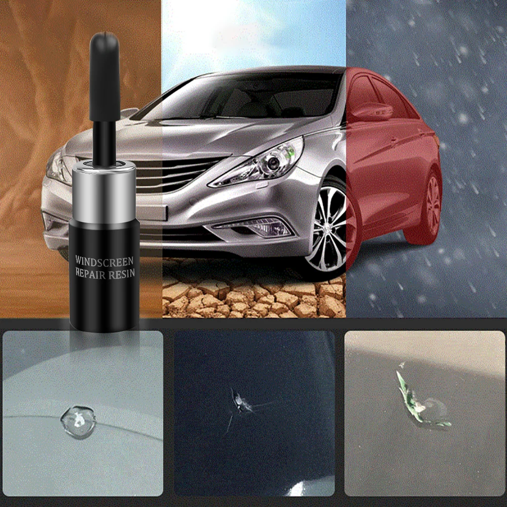 

DIY Car Windshield Repair Kit tools Glass Auto Glass Windscreen repair set Car Styling window glass crack dent repait liquid