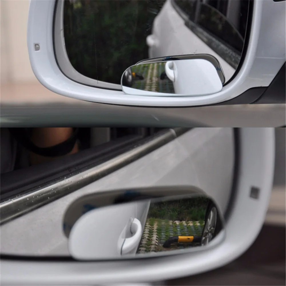 2 шт./компл. Автомобиль Стайлинг слепое пятно зеркало Авто зеркало заднего вида безопасность слепое пятно зеркало 360 градусов Регулируемый широкий угол обзора