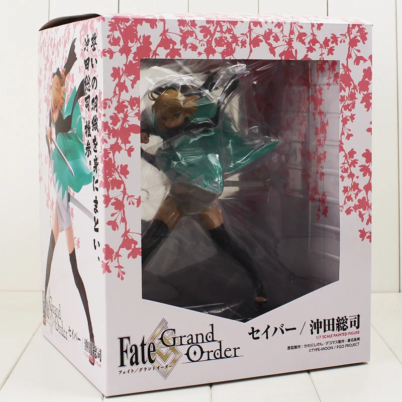 21 5 см судьба большой заказ Okita Souji фигурка игрушка с мечом оружие аниме модель