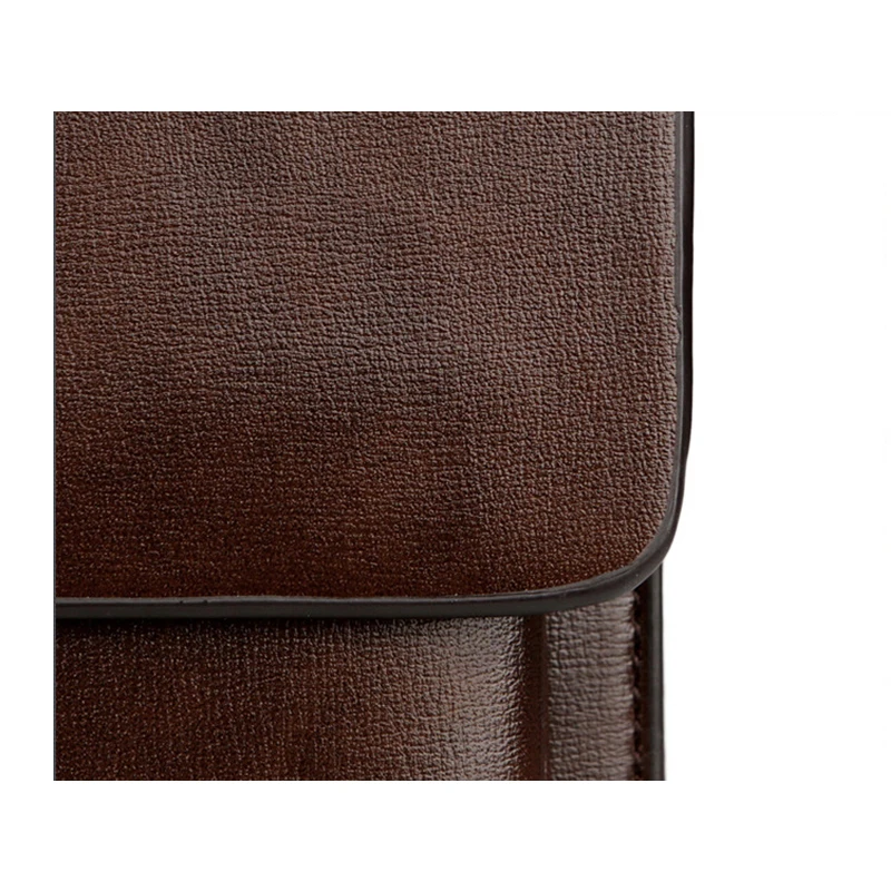 Men's Executive Briefcase Business Male Bag Black Portfolio Tote Bags for Men A Case for Documents Classic PU Leather Handbag
