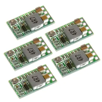 

5PCS Ultra-Small Mini DC-DC Step Down Power Supply Module 3A Buck Converter Adjustable 1.8V 2.5V 3.3V 5V 9V for Arduino diy kit