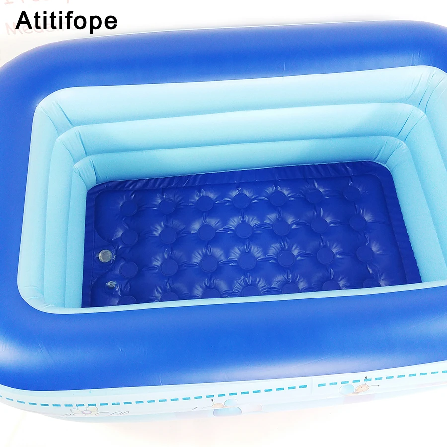 Трехслойный увеличивающий и утолщенный экологичный материал надувной детский бассейн детский надувной бассейн
