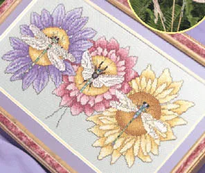 

Fishxx Cross-Stitch B100flowers[Sunflower]cotton thread and cloth , water-soluble,100% accurate,11CT,embroidery