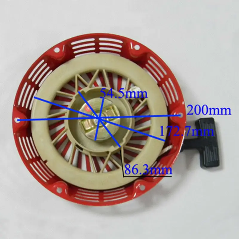 Recoil тянуть стартер для HONDA GX340 GX390 GX610 GX620 11hp 13hp мотор генератора части 28400 ZH8 013YA 150